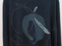 HERMES　エルメス　セーター　メンズL　ネイビー/ブルー　カシミヤ　2143000669971　【432】
