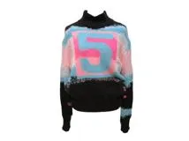 ■シャネル■フリル✨タートルセーター■38■カシミア✨シルク■ラベンダー □シャネル□フリル✨タートルセーター□38□カシミア✨シルク