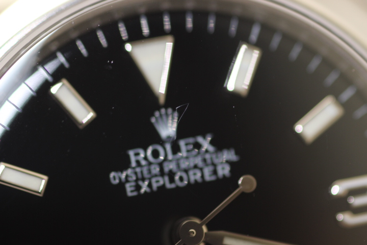 V番　2009年12月並行　ROLEX　ロレックス　時計　メンズ　オートマチック　エクスプローラーⅠ　114270　ブラック文字盤　ステンレス　【432】 image number 6