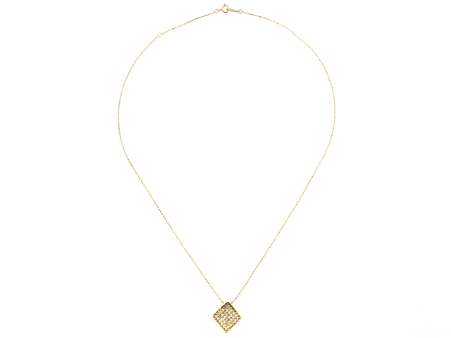 JEWELRY ノンブランドジュエリー ネックレス K18イエローゴールド ダイヤモンド0.30ct 約2.3g 2120800005604【432】