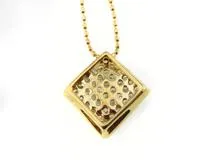 JEWELRY   ノンブランドジュエリー　ネックレス　K18イエローゴールド　ダイヤモンド0.30ct　約2.3g　2120800005604【432】