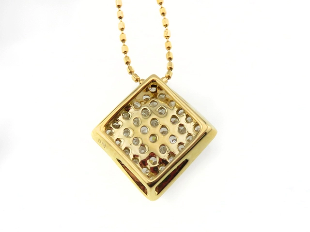 JEWELRY ノンブランドジュエリー ネックレス K18イエローゴールド ダイヤモンド0.30ct 約2.3g 2120800005604【432】