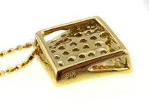 JEWELRY   ノンブランドジュエリー　ネックレス　K18イエローゴールド　ダイヤモンド0.30ct　約2.3g　2120800005604【432】