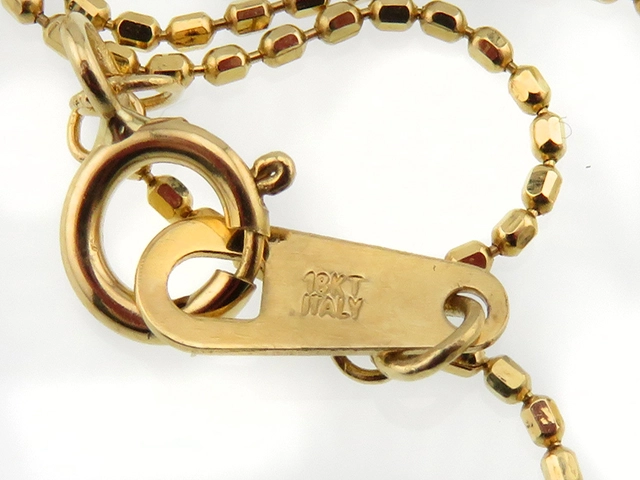 JEWELRY ノンブランドジュエリー ネックレス K18イエローゴールド ダイヤモンド0.30ct 約2.3g 2120800005604【432】