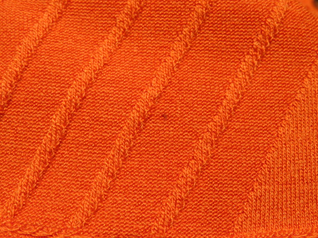 HERMES エルメス カーディガン オレンジ スカーフ レア 古着 トップス 