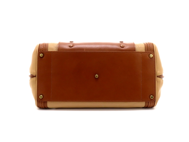 Chloe クロエ バッグ 2WAYハンドバッグ ベージュ/ブラウン Chloe クロエ バッグ 2WAYハンドバッグ ベージュ/ブラウン