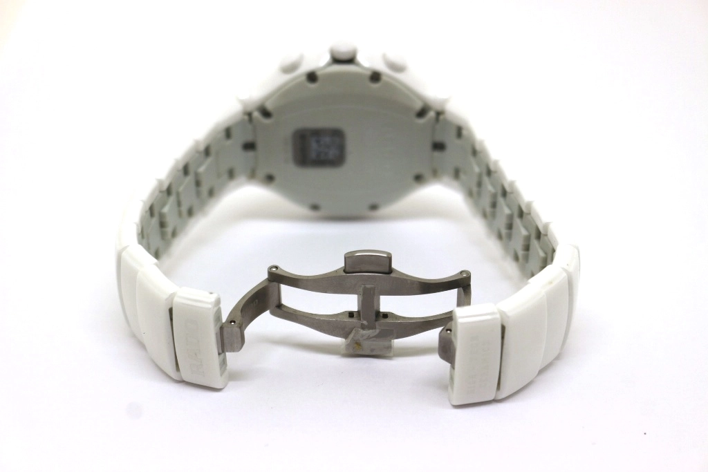 RADO ラドー ダイヤスター クロノグラフ 541.0832.3 ホワイト セラミック メンズ クオーツ