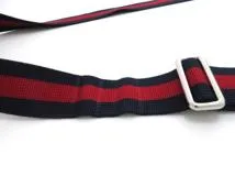 GUCCI グッチ GGスプリーム メッセンジャーバッグ ウェブライン ショルダーバッグ GGスプリーム レザー ブラック グレー【473】