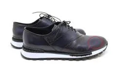 Berluti ベルルッティ ファストトラックスニーカー メンズ7（約26cm） ネイビー ヴェネチアレザー