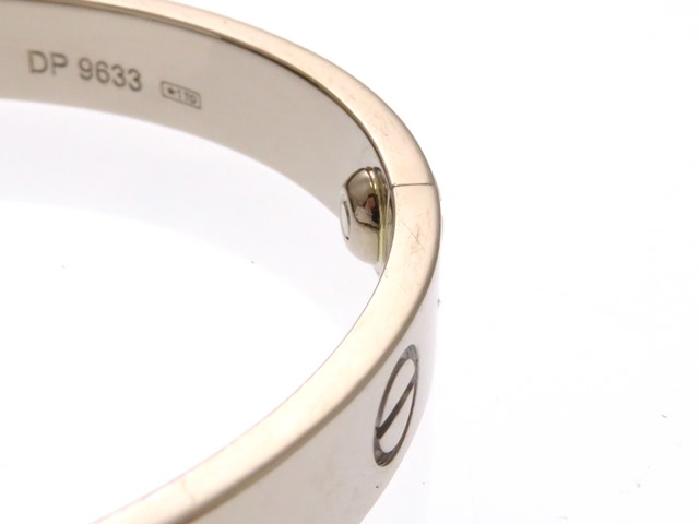 Cartier カルティエ ラブブレスレット ホワイトゴールド #16 Cartier カルティエ ラブブレスレット ホワイトゴールド #16