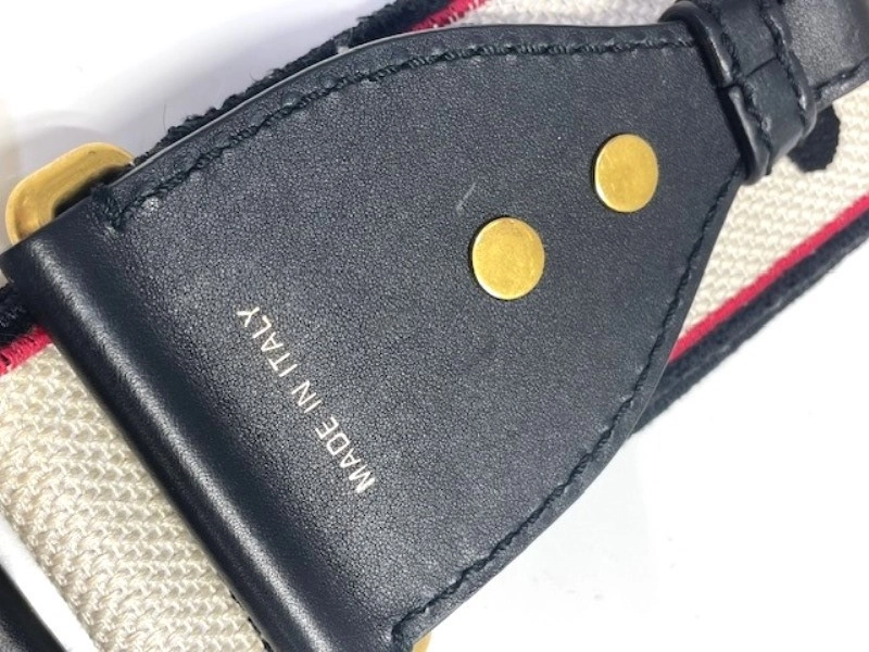 ディオール DIOR JET'AIME コレクション ディオールアムール ショルダーストラップ ベージュ/ブラック キャンバス / カーフスキン ゴールド金具 【472】 AH