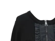 MONCLER　モンクレール　カーディガン　レディースL　ブラック　コットン/ポリエステル　H10939B00010　2141200394853　【200】