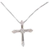 JEWELRY　ジュエリー　ネックレス K18WG  D0.10ct　約1.6g　2143500288290【208】