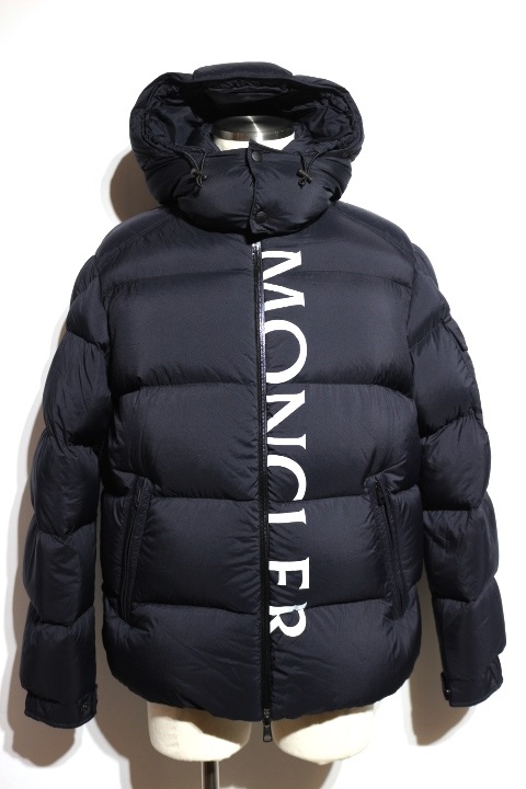 MONCLER　モンクレール　衣類　ダウンジャケット　MAURES　メンズ2　ネイビー　ナイロン　2148103610554　【200】