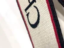 ディオール DIOR　JET'AIME 　コレクション ディオールアムール 　ショルダーストラップ　ベージュ/ブラック　キャンバス ／ カーフスキン　ゴールド金具　【472】 AH