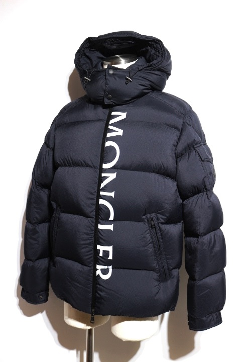 MONCLER　モンクレール　衣類　ダウンジャケット　MAURES　メンズ2　ネイビー　ナイロン　2148103610554　【200】