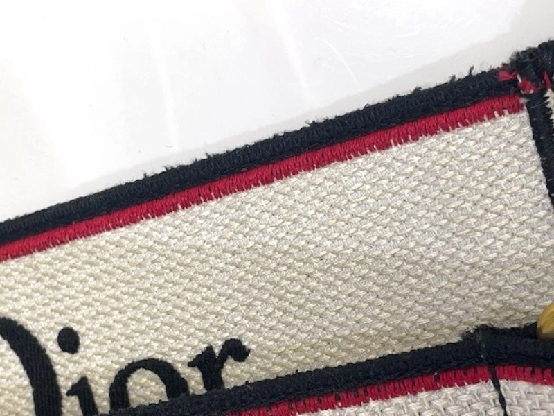 ディオール DIOR JET'AIME コレクション ディオールアムール ショルダーストラップ ベージュ/ブラック キャンバス / カーフスキン ゴールド金具 【472】 AH