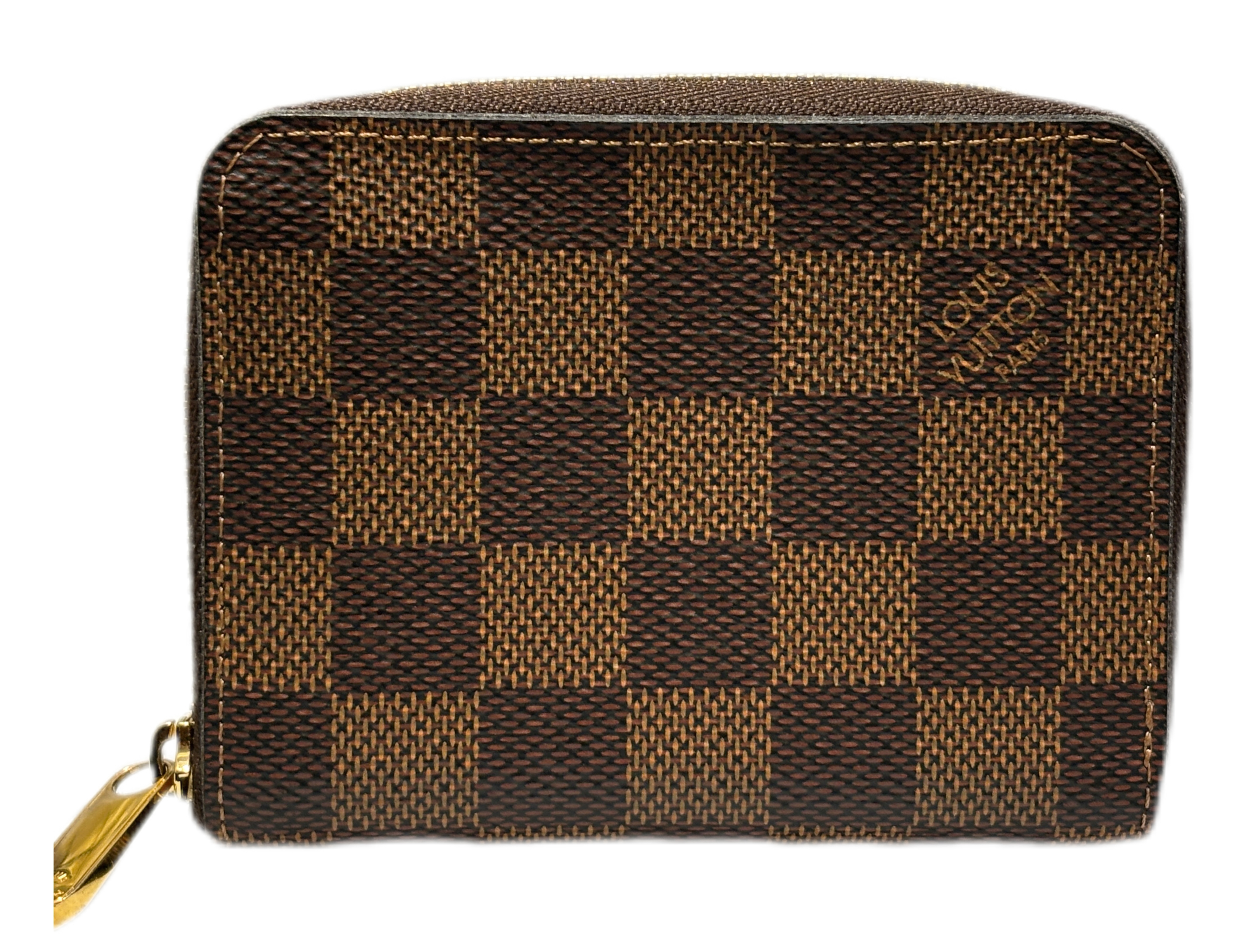 【美品・コンパクト財布】ルイヴィトン ダミエ ジッピーコインパース N63070 LOUIS VUITTON ルイヴィトン ジッピー・コイン パース カード