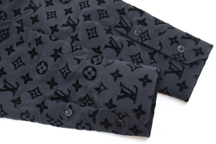 Louis Vuitton カラコラムフロックプリントジャージーシャツ フロックLVフラウンススリーブTシャツ ルイヴィトン Tシャツ
