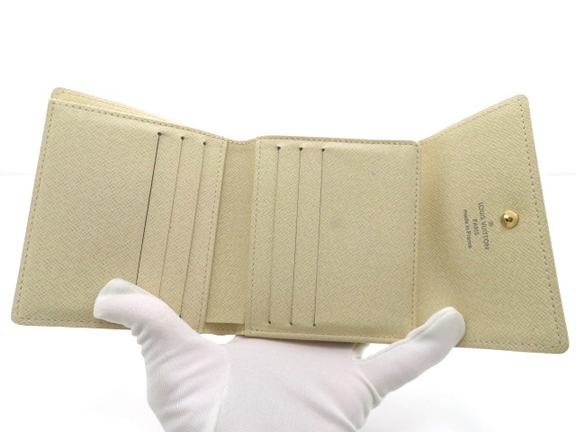 LOUIS VUITTON ルイヴィトン ポルトフォイユ・エリーズ Wホック財布 二