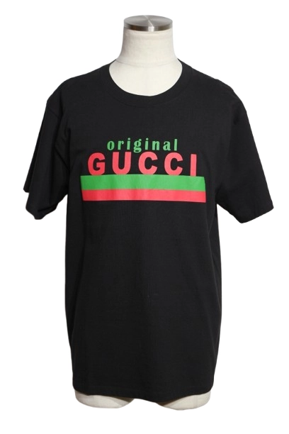 GUCCI グッチ ロゴプリント 半袖Tシャツ メンズXS コットン