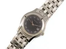 GUCCI　グッチ　5500L　ブラック文字盤　ステンレススチール　レディース時計　2148103794216【207】