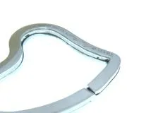 TIFFANY＆CO　ティファニー　オープンハートキーリング／ＳＶ／８．４ｇ【431】2145000250678