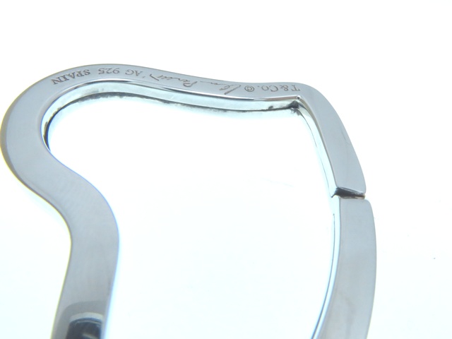TIFFANY＆CO ティファニー オープンハートキーリング／SV／8