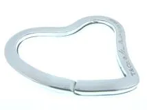 TIFFANY＆CO　ティファニー　オープンハートキーリング／ＳＶ／８．４ｇ【431】2145000250678