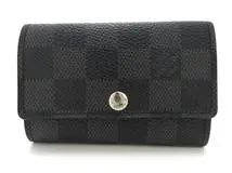LOUIS VUITTON ルイヴィトン 6連 キーケース ミュルティクレ6 ダミエ・グラフィット N62662【472】