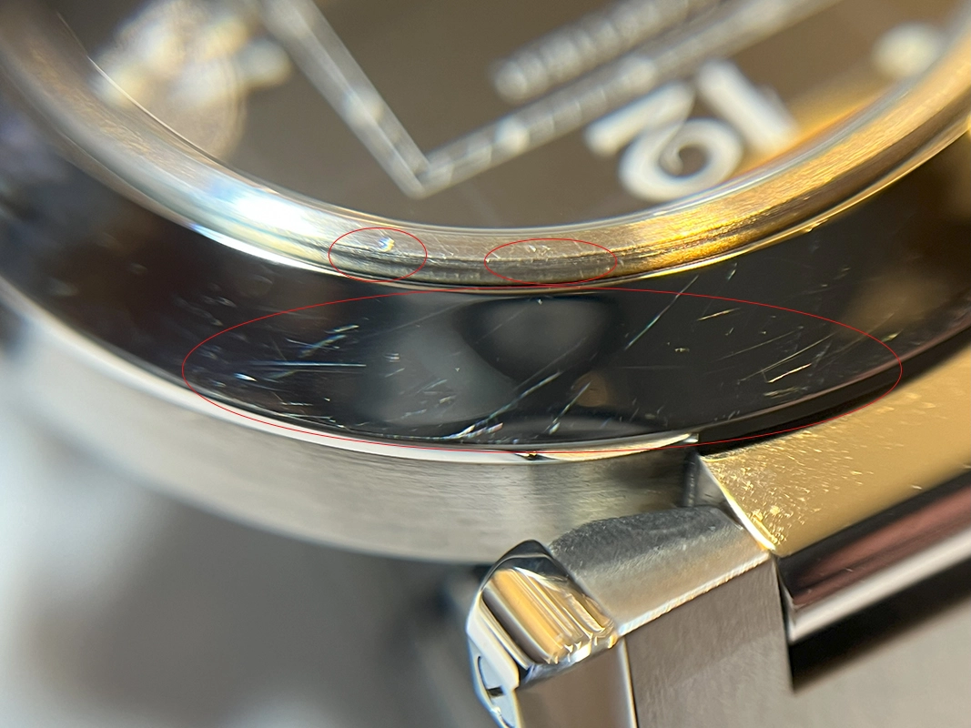 CARTIER　カルティエ　パシャC　ビッグデイト　W31053M7　自動巻き　ステンレス　ブラック文字盤　100m防水　【432】　2148103731600