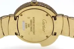 Cartier カルティエ 腕時計 パンテール1925 WF3175R4 K18イエローゴールド パヴェダイヤモンド アイボリー文字盤 クォーツ 2024年11月メーカーにてOH済【472】SJ