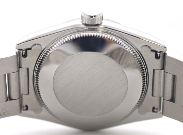 K番 ROLEX ロレックス オイスターパーペチュアル 77080 ネイビー