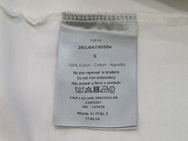 DIOR×Travis Scott ディオール×トラヴィス カクタスジャック ロングスリーブTシャツ メンズS 283J647A0554 2143700178957 【200】