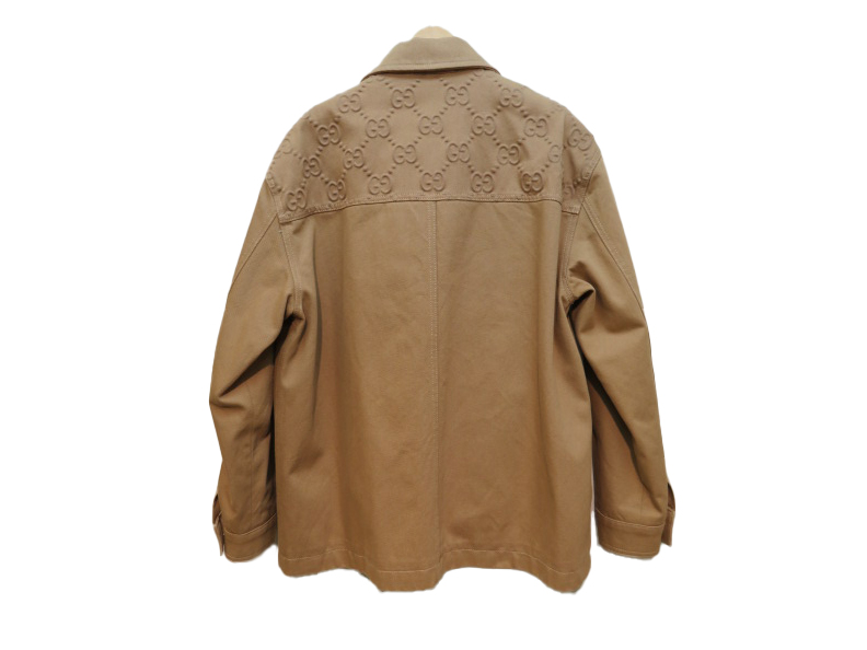 GUCCI グッチ GGディテール オーガニックデニムジャケット メンズ44  