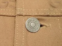 GUCCI　グッチ　GGディテール オーガニックデニムジャケット　メンズ44　ベージュ　コットン　766128