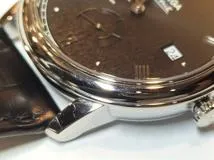 OMEGA　オメガ　デ・ヴィル　プレステージ　424.13.40.21.01.002　ステンレス/カワ　SS/革　ブラック　メンズ　自動巻き【432】2148103556784