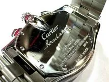 CARTIER　カルティエ　ロードスター クロノ　W62019X6　ステンレス　SS　シルバー　メンズ　自動巻き【432】2143300215687
