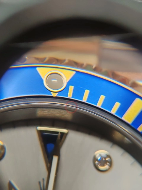 Z番　ROLEX　ロレックス　サブマリーナ　 16613SG　シルバー　SS/YG　ダイヤ　自動巻き　メンズ　2147200501604【432】