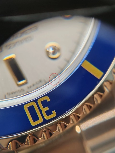 Z番　ROLEX　ロレックス　サブマリーナ　 16613SG　シルバー　SS/YG　ダイヤ　自動巻き　メンズ　2147200501604【432】