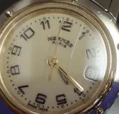 HERMES　エルメス　レディース　クオーツ　クリッパー　　アイボリー　CL4.220【431】2148103645914