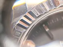 D番　ROLEX　ロレックス　デイトジャスト　ターノグラフ/WG/SS　116264　グレー　メンズ　自動巻き2147100531466【432】