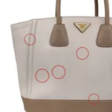PRADA プラダ トートバッグ ファスナーポケット オープンポケット レザー【430】2180000000571