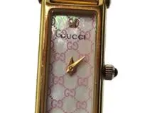 GUCCI　グッチ　バングルウォッチ　1500L　クォーツ　レディース腕時計　シェル1PD　PGP【431】2181000000202