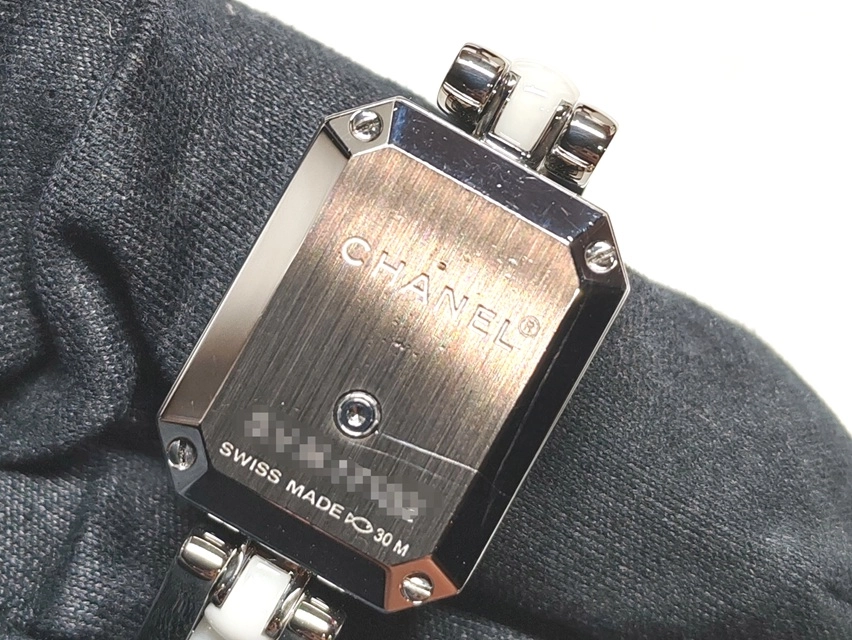 CHANEL シャネル　プルミエール　H2132　ホワイト　SS/CE　ダイヤベゼル　レディース　クォーツ2148103803406【432】