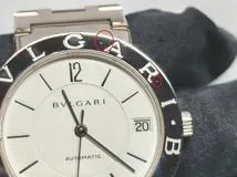 BVLGARI　ブルガリ　ブルガリ ブルガリ　BB33SSAUTO　ホワイト　SS　男女兼用　自動巻き2148103777585【432】