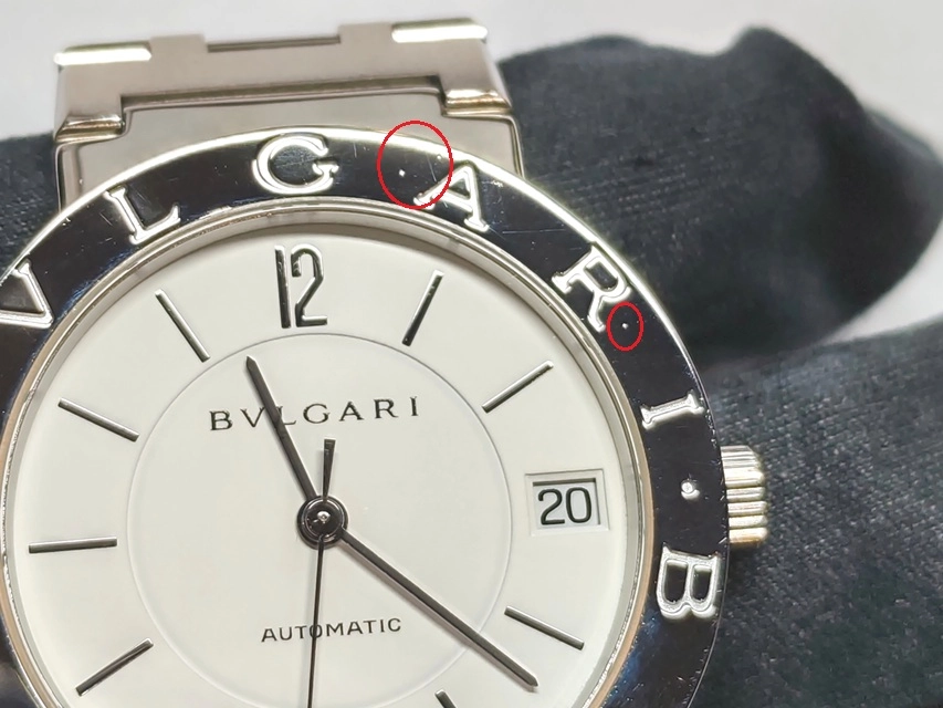 BVLGARI　ブルガリ　ブルガリ ブルガリ　BB33SSAUTO　ホワイト　SS　男女兼用　自動巻き2148103777585【432】