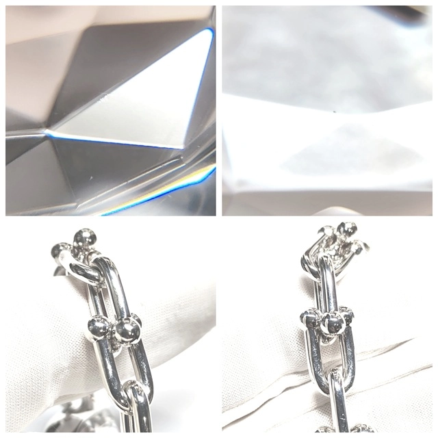 TIFFANY&CO ティファニー ハードウェアウォッチ 74849814 ピンク AG925/SS ダイヤ レディース クォーツ2143000716118【432】