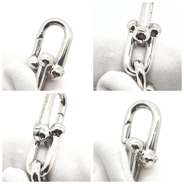 TIFFANY&CO ティファニー ハードウェアウォッチ 74849814 ピンク AG925/SS ダイヤ レディース クォーツ2143000716118【432】