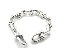 TIFFANY&CO  ティファニー　ハードウェアウォッチ　74849814　ピンク　AG925/SS　ダイヤ　レディース　クォーツ2143000716118【432】